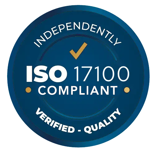 ISO17100 certified