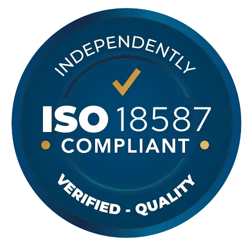 ISO18587 certified